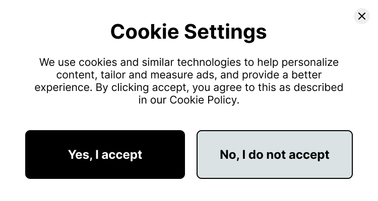 Cookies Settings